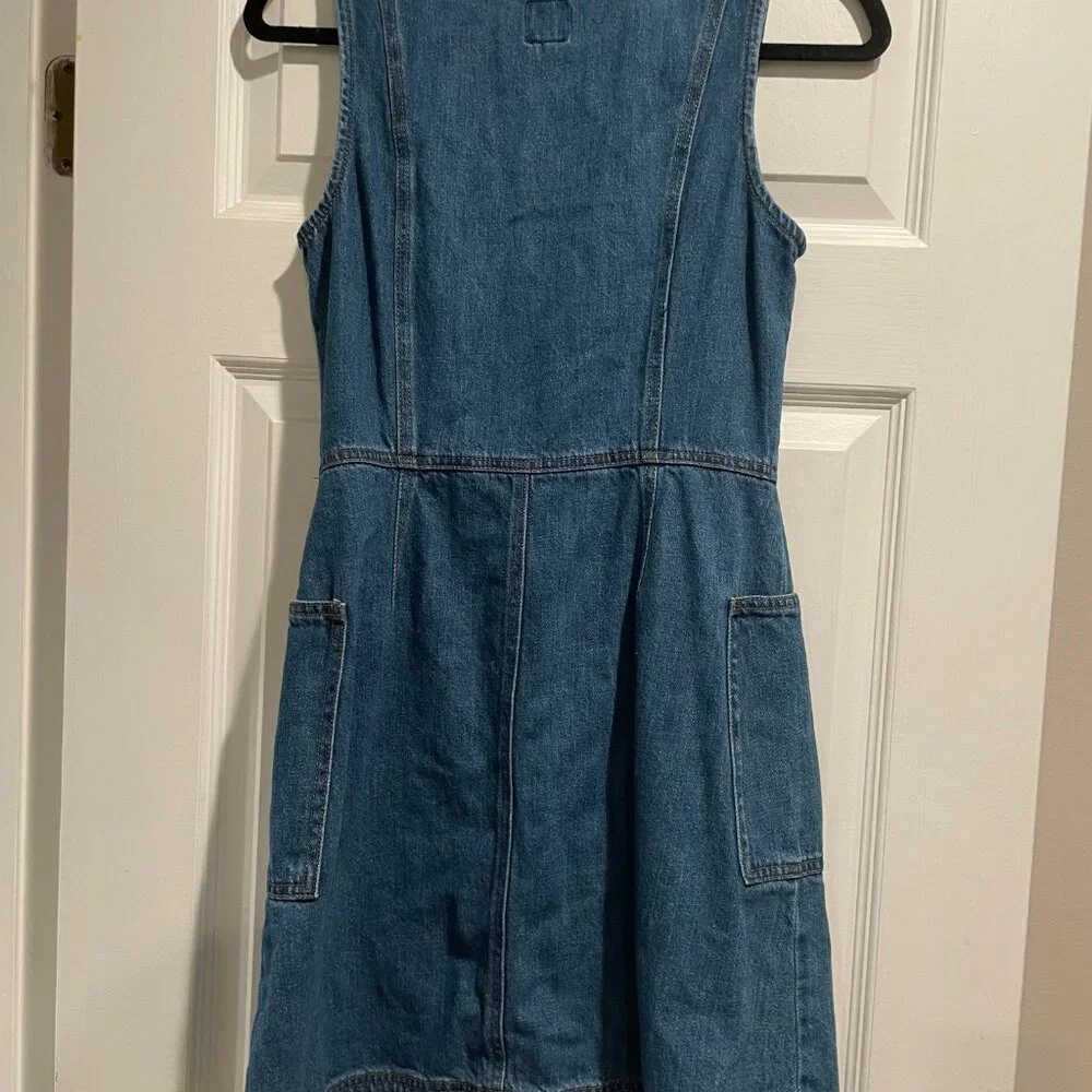 Gap Denim Button Up Jumper (4) - Picture 3 of 3